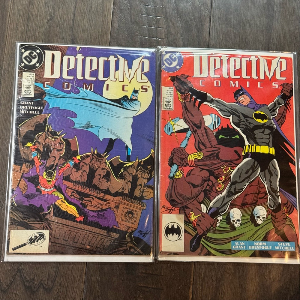 DC Comics Detective Comics Comic Books issues #602 #603